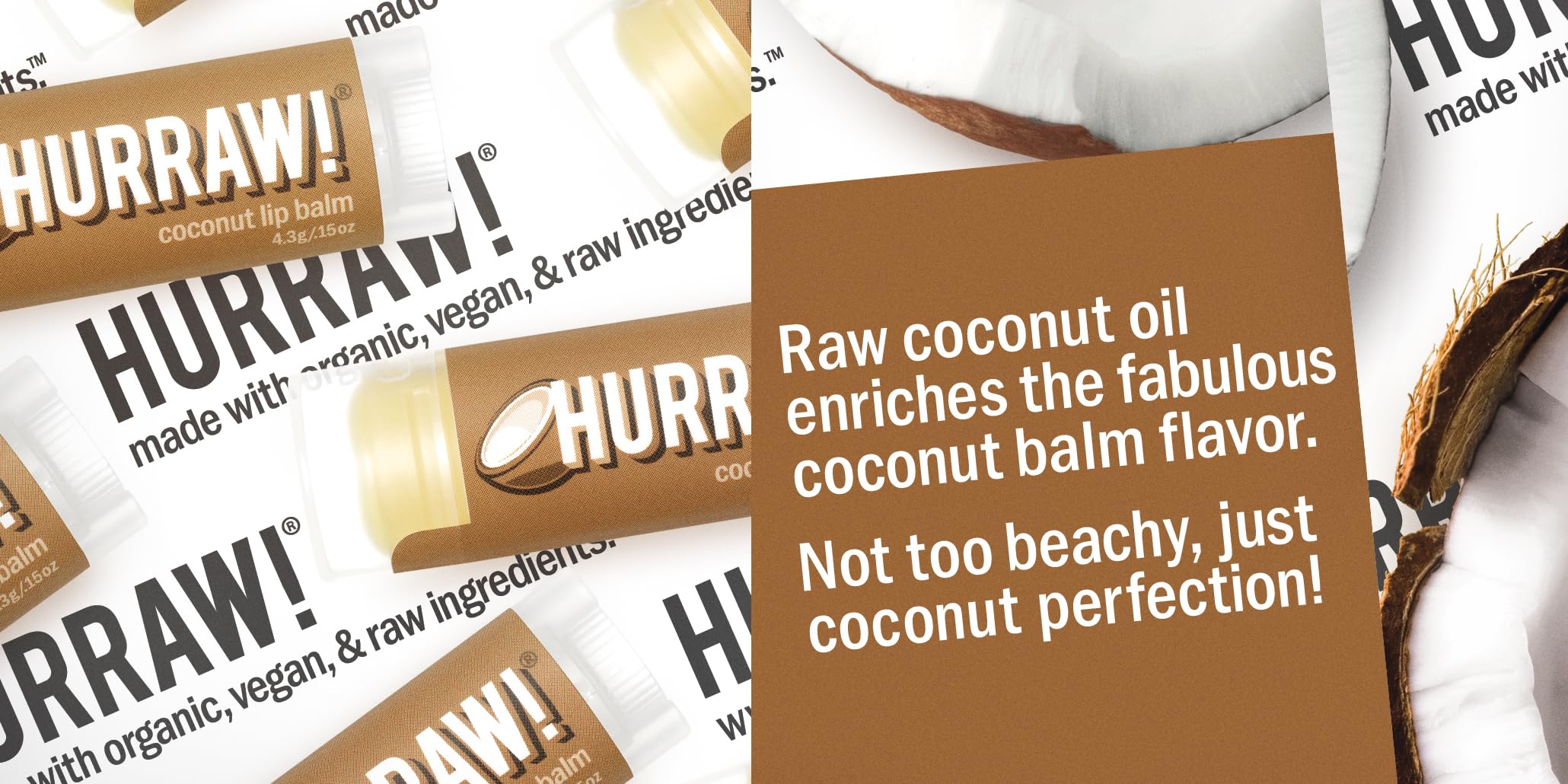 Product ingredients label confirms vegan, non-GMO formulas for lip care.
