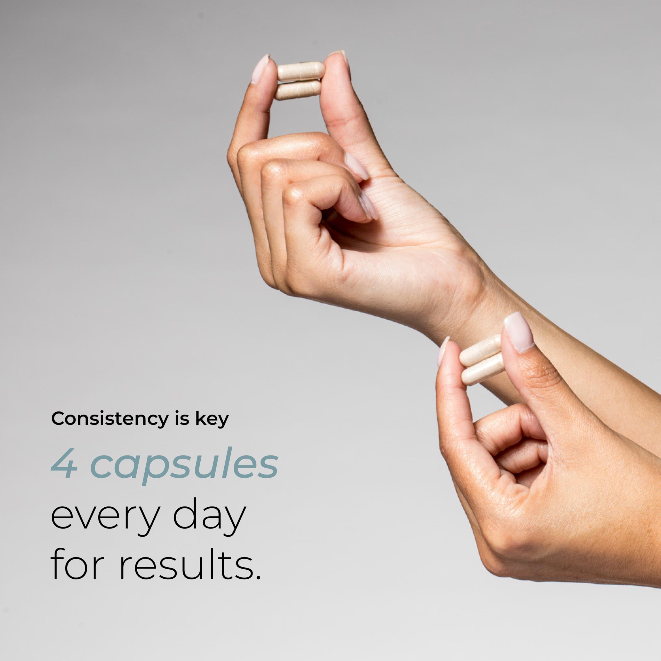 Hush & Hush DeeplyRooted dosage shot illustrates easy daily intake.