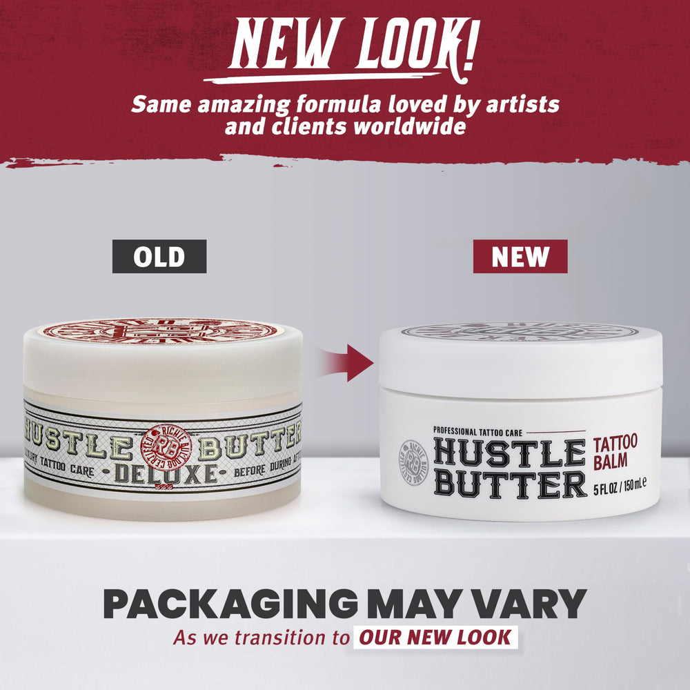 Hustle Butter Deluxe cream texture closeup showing smooth glide.