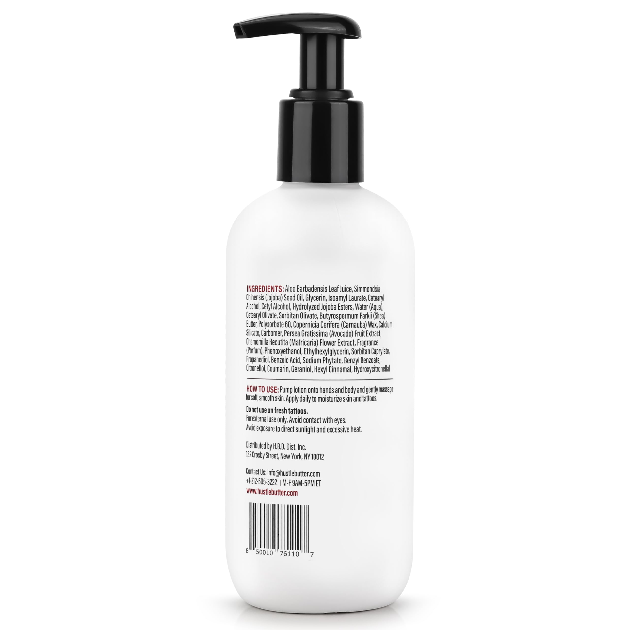 Hustle Butter Deluxe lotion texture absorbing quickly non-greasy.