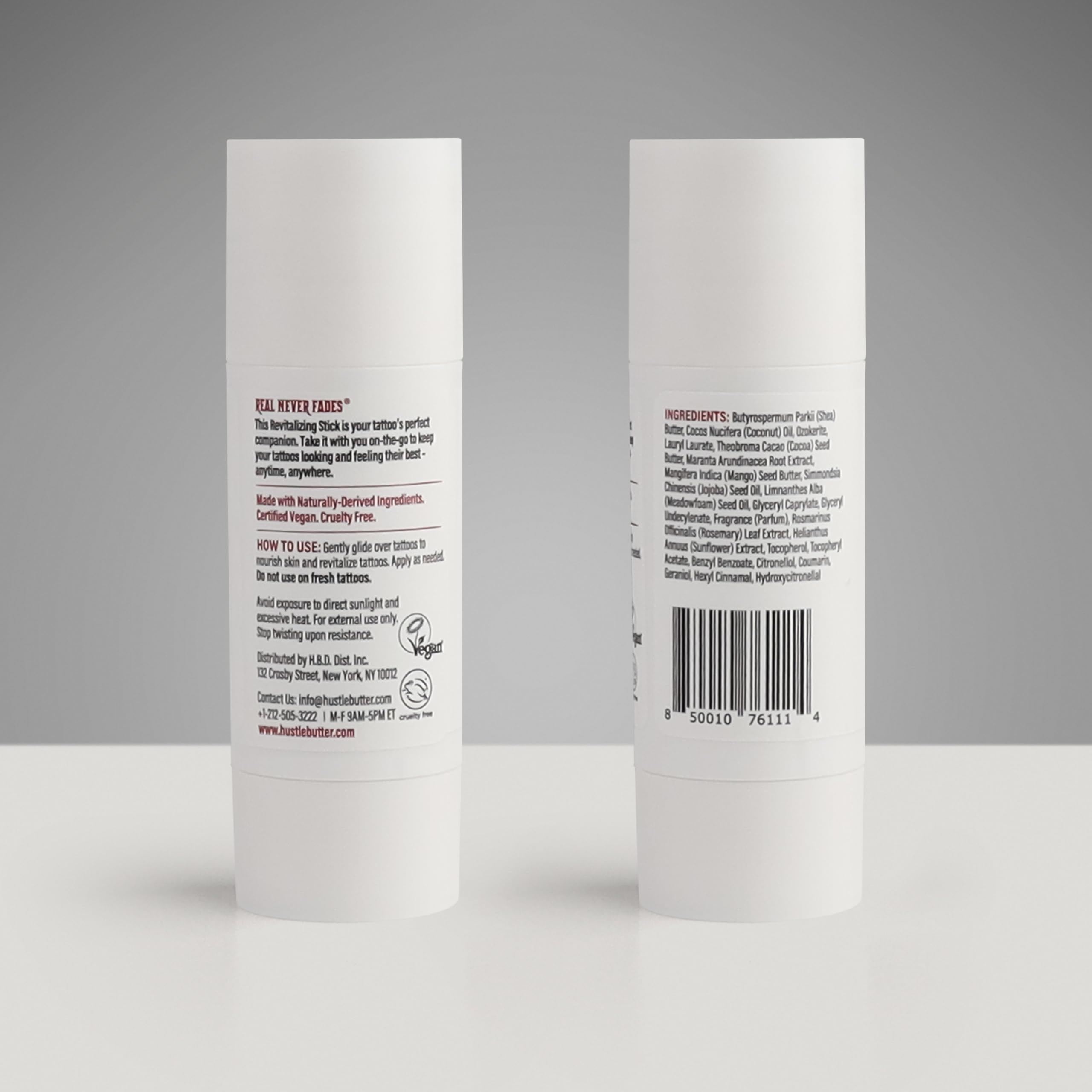 Hustle Butter Deluxe mess-free application on tattoo skin