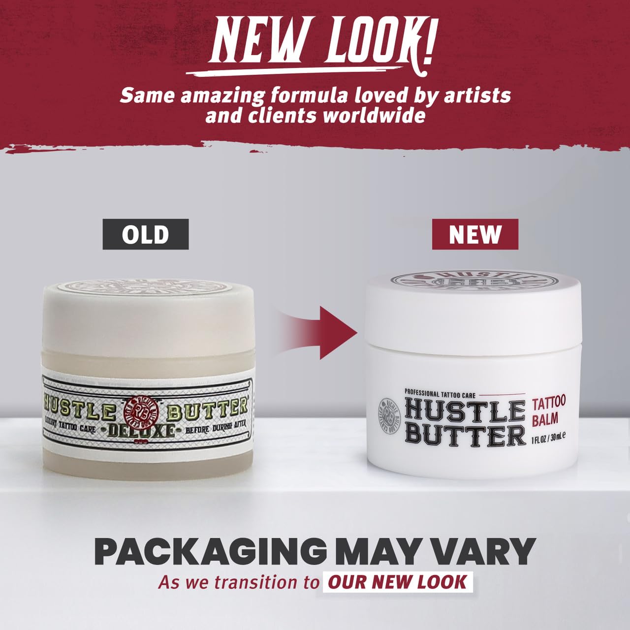 Hustle Butter Deluxe post-healing skin appears moisturized after use.