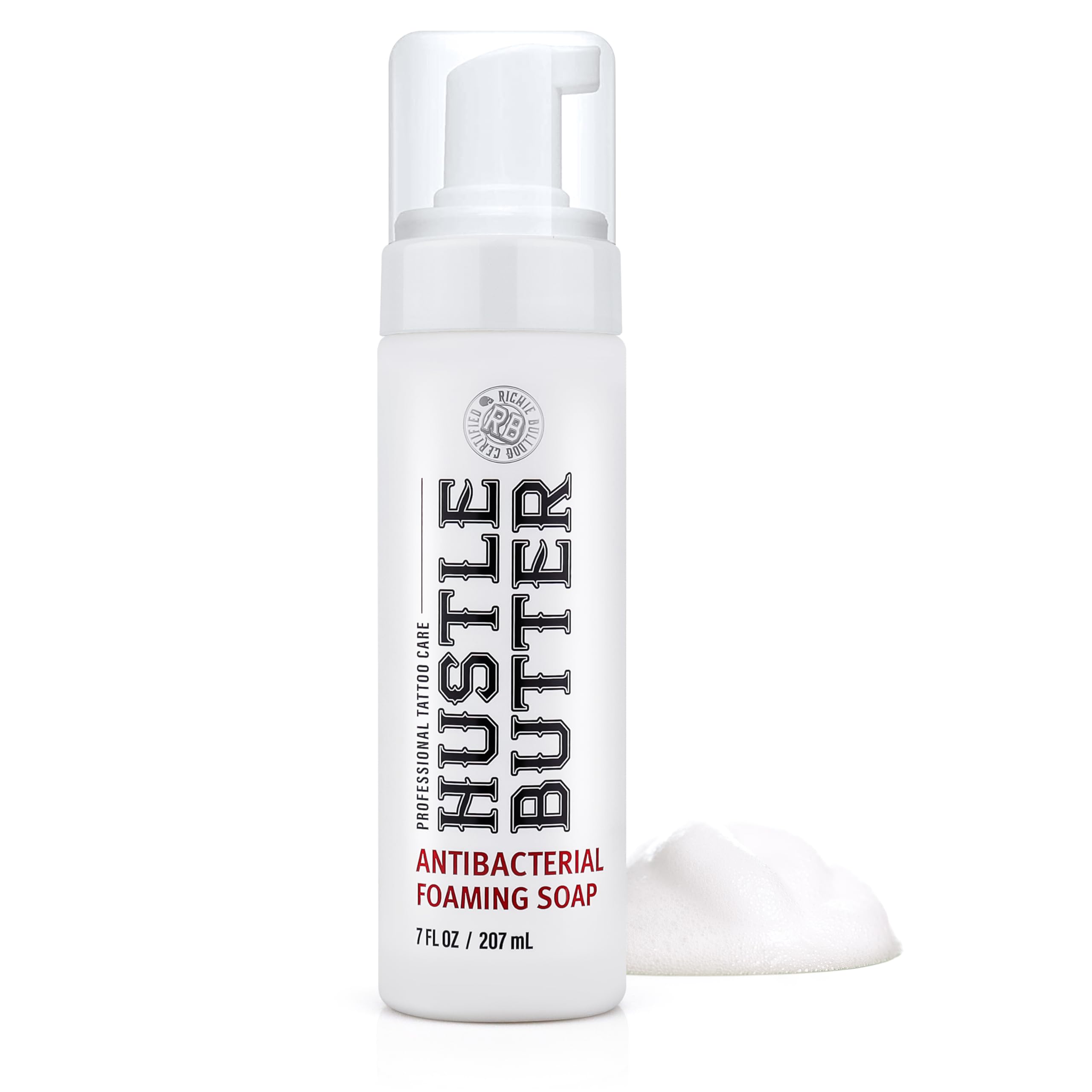 Hustle Butter Deluxe vegan ingredients shot features shea, coconut oil and green tea for soothing care