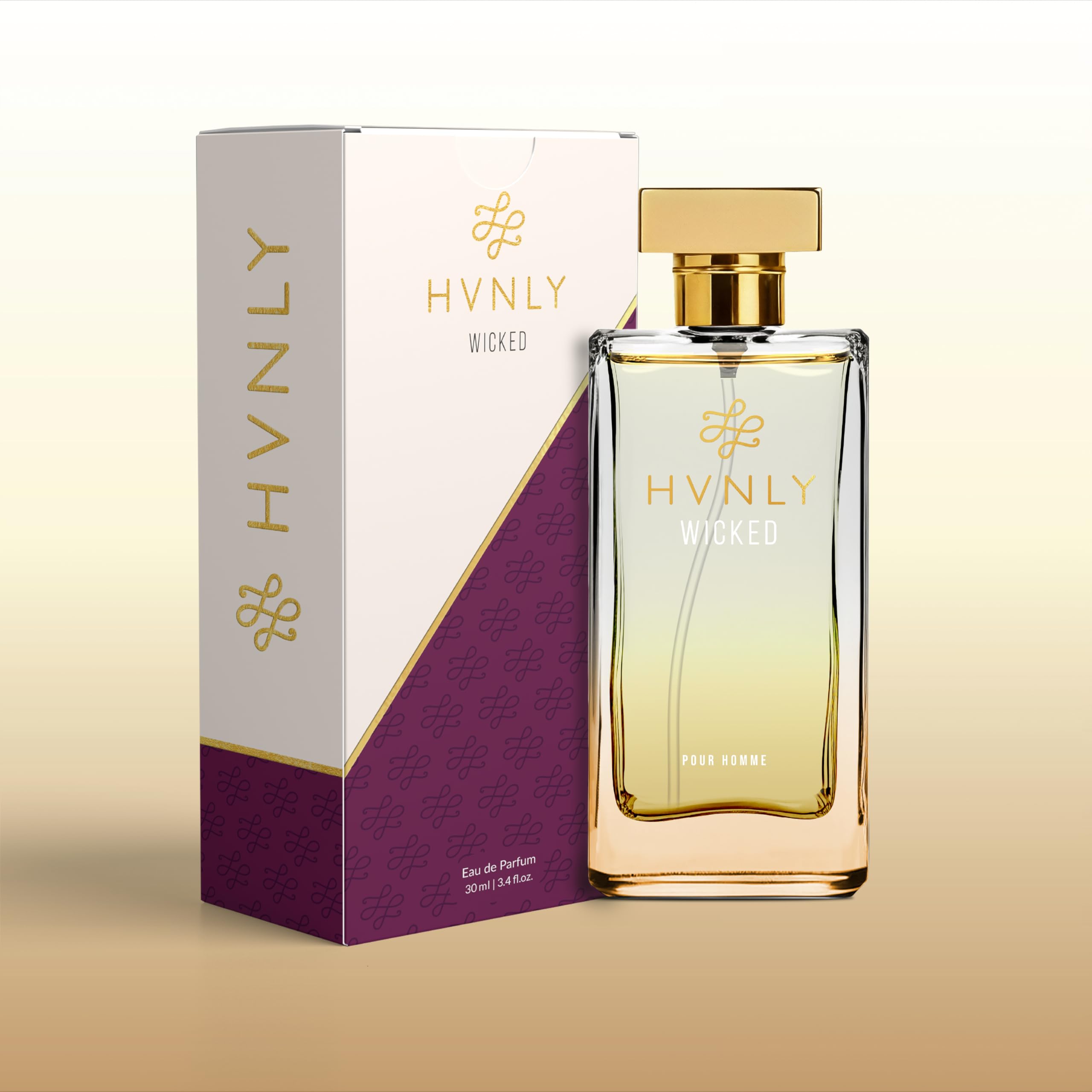HVNLY Wicked base notes of dark woods and musk leave a lasting trail