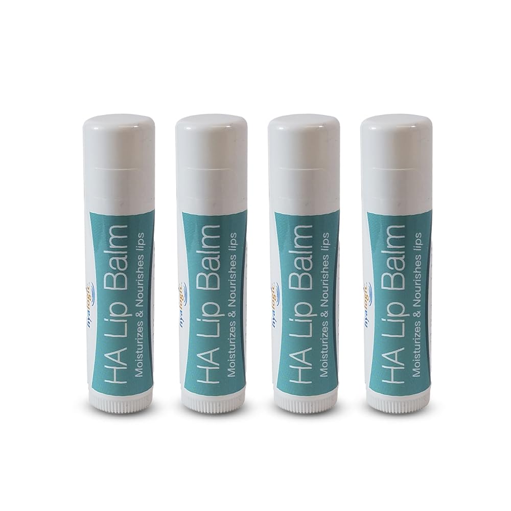 Hyalogic HA Lip Balm packaging shows on-the-go hydration.