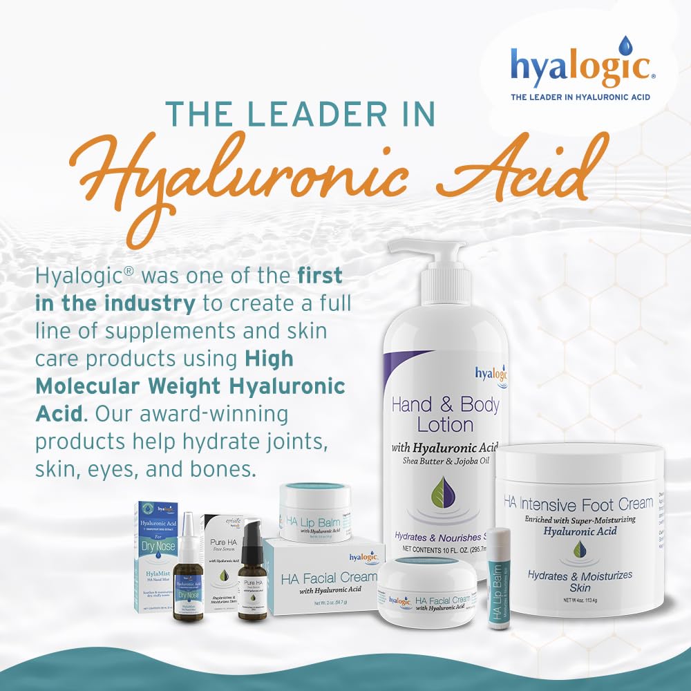 Hyalogic HA Lip Balm in a makeup bag, convenient hydration.