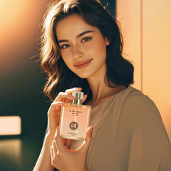 Hybrid & Company La Vida Bella label detail showcasing brand quality and scent story.