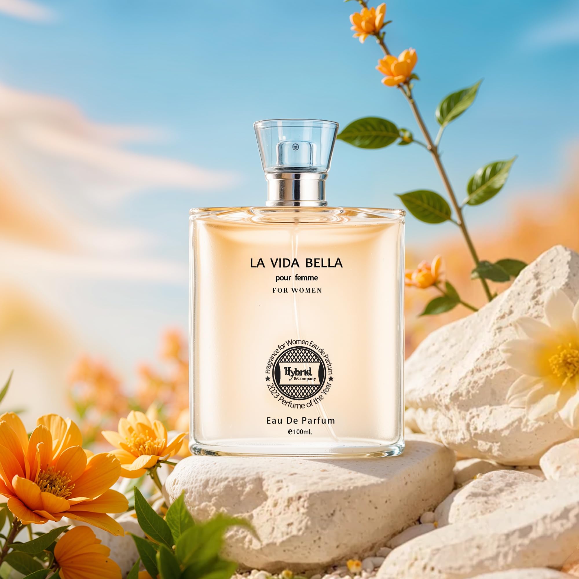 Hybrid & Company La Vida Bella luxury bottle cap emphasizing premium presentation.