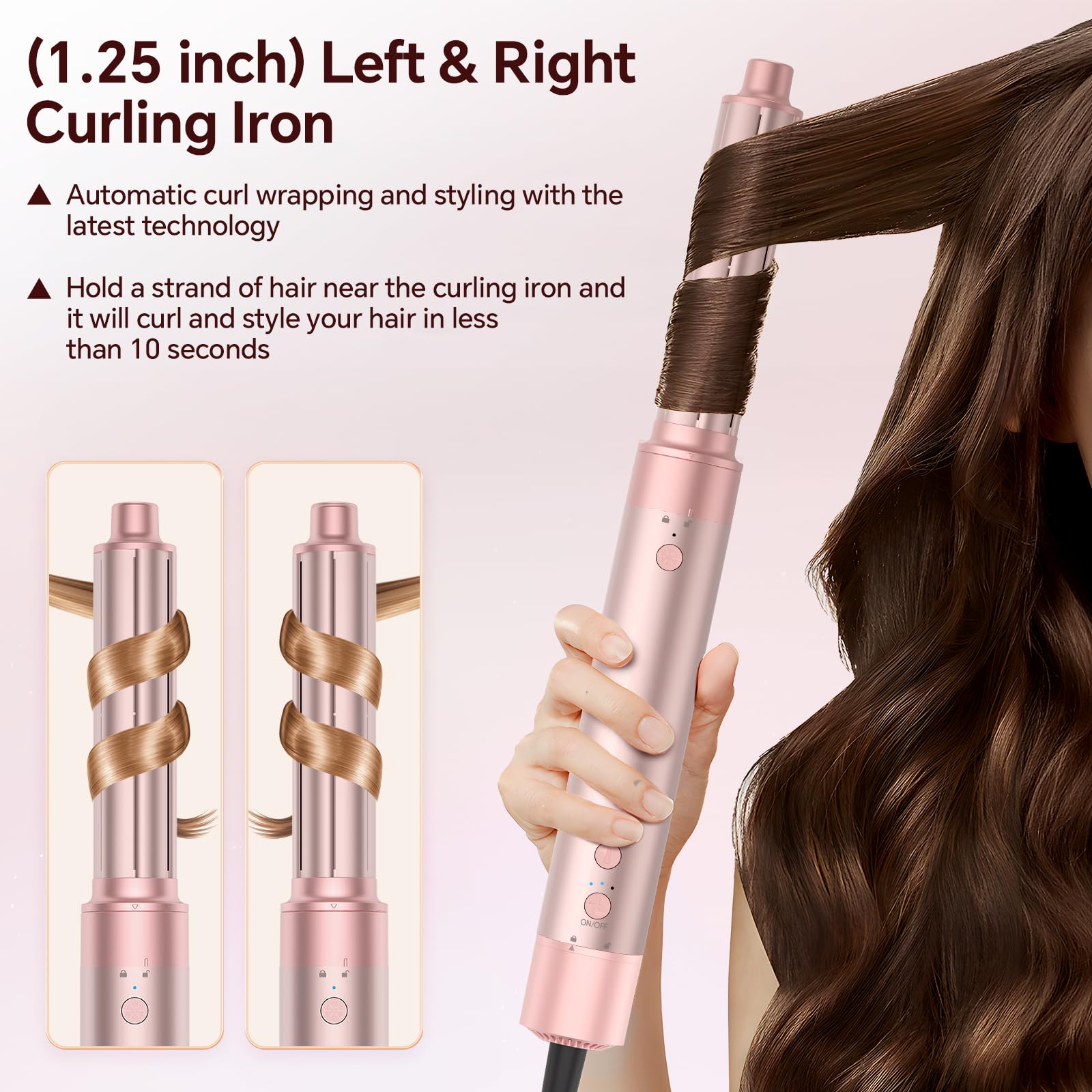 HydraStyl 360° swivel cord keeps cords tangle-free during styling