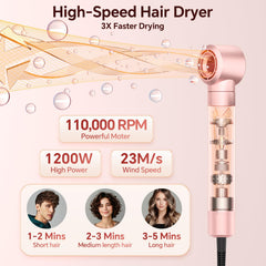 HydraStyl auto-wrap barrel delivers curling without clips or burns