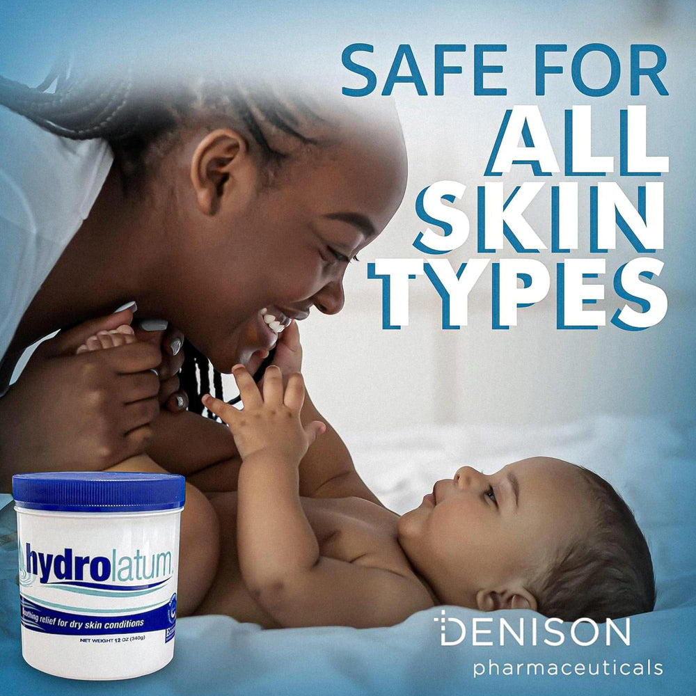 Hydrolatum Face-Body Moisturizer supports daily use for exceptionally dry areas.