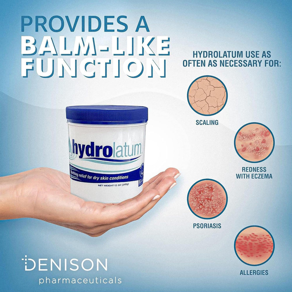 Hydrolatum Fragrance-free skin care keeps irritation at bay while softening dryness.