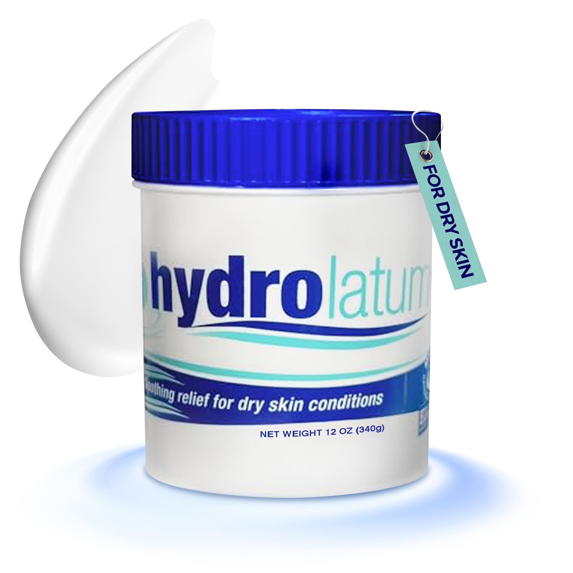 Hydrolatum Moisturizing Cream Tub 12oz delivers lasting hydration for dry skin on face and body.