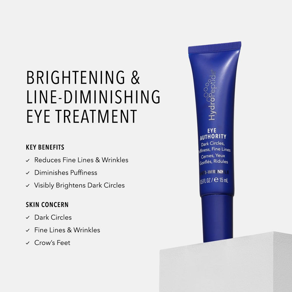 HydroPeptide Eye Authority plankton-pearl formula brightens the eye area