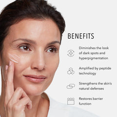 HydroPeptide Face Lift bottle angled to show lightweight hydration for normal to oily skin