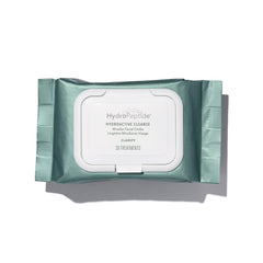 HydroPeptide HydroActive Cleanse cloths texture closeup—gentle cleansing with hydration