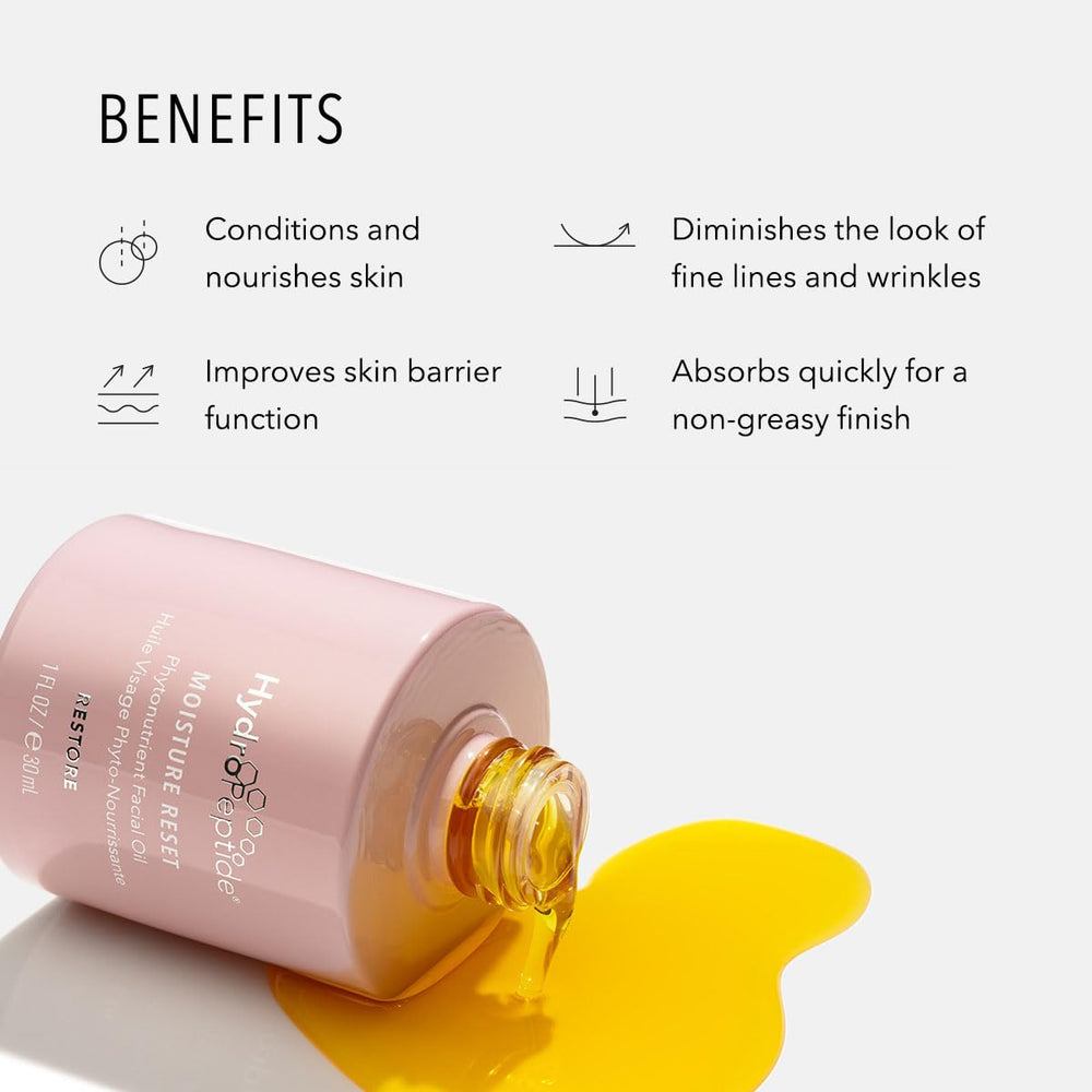 HydroPeptide phytonutrient oil application demonstrates lightweight non greasy finish