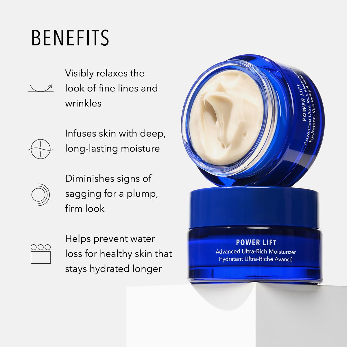 HydroPeptide Power Lift bottle pump for easy daily application and hydration.