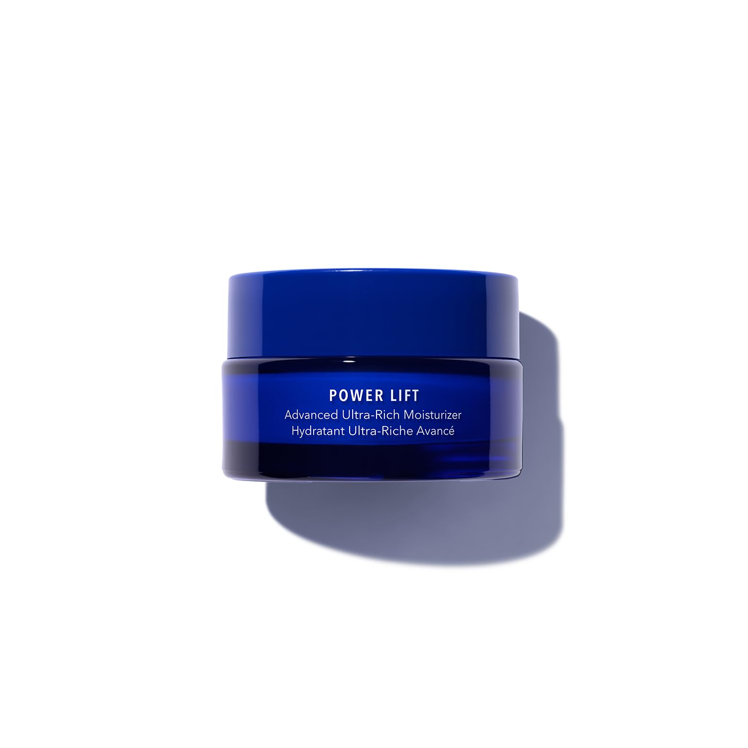 HydroPeptide Power Lift jar close-up showing rich hydration for dry skin.