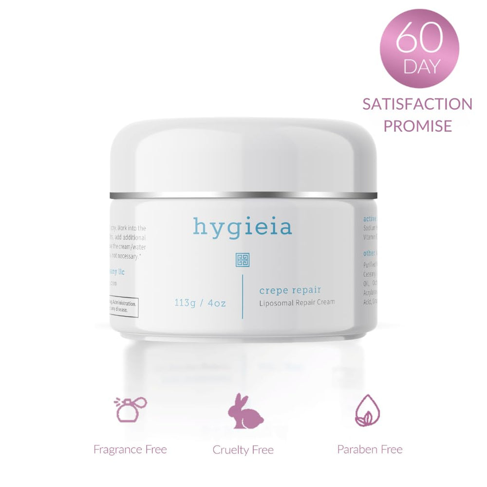 Hygieia plus 4 ounce cream jar packshot emphasizing value and long-lasting use