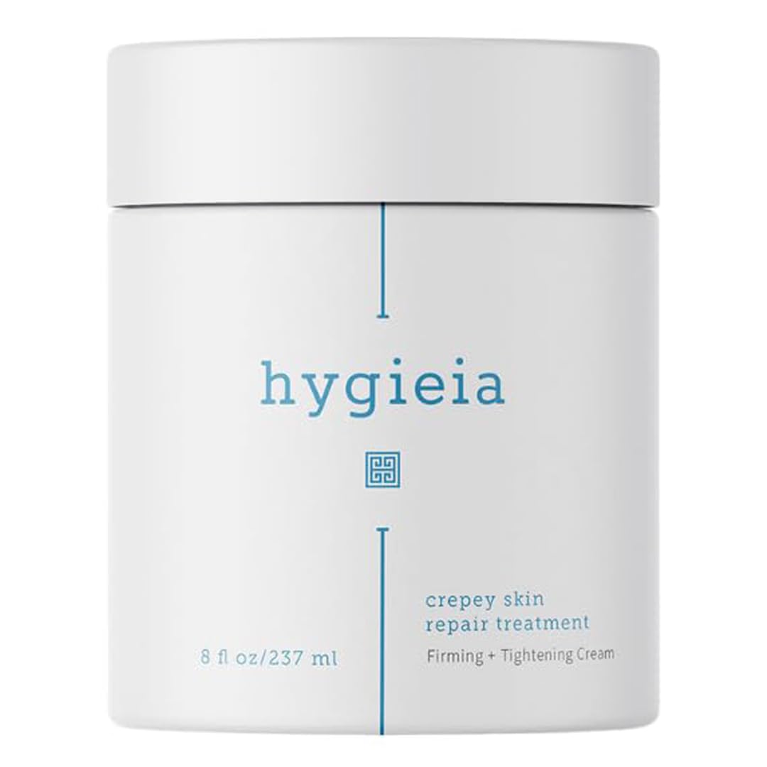 Hygieia+ Crepey Skin Cream 8oz jar for smoothing and hydrating skin