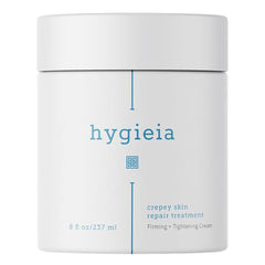 Hygieia+ Crepey Skin Cream 8oz jar for smoothing and hydrating skin