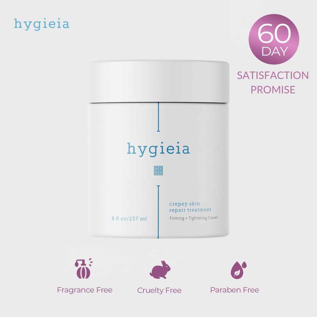 Hygieia+ Full-body cream being applied for tightening and hydration