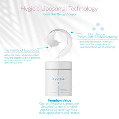 Hygieia+ natural oils and cream together for moisturized, nourished skin