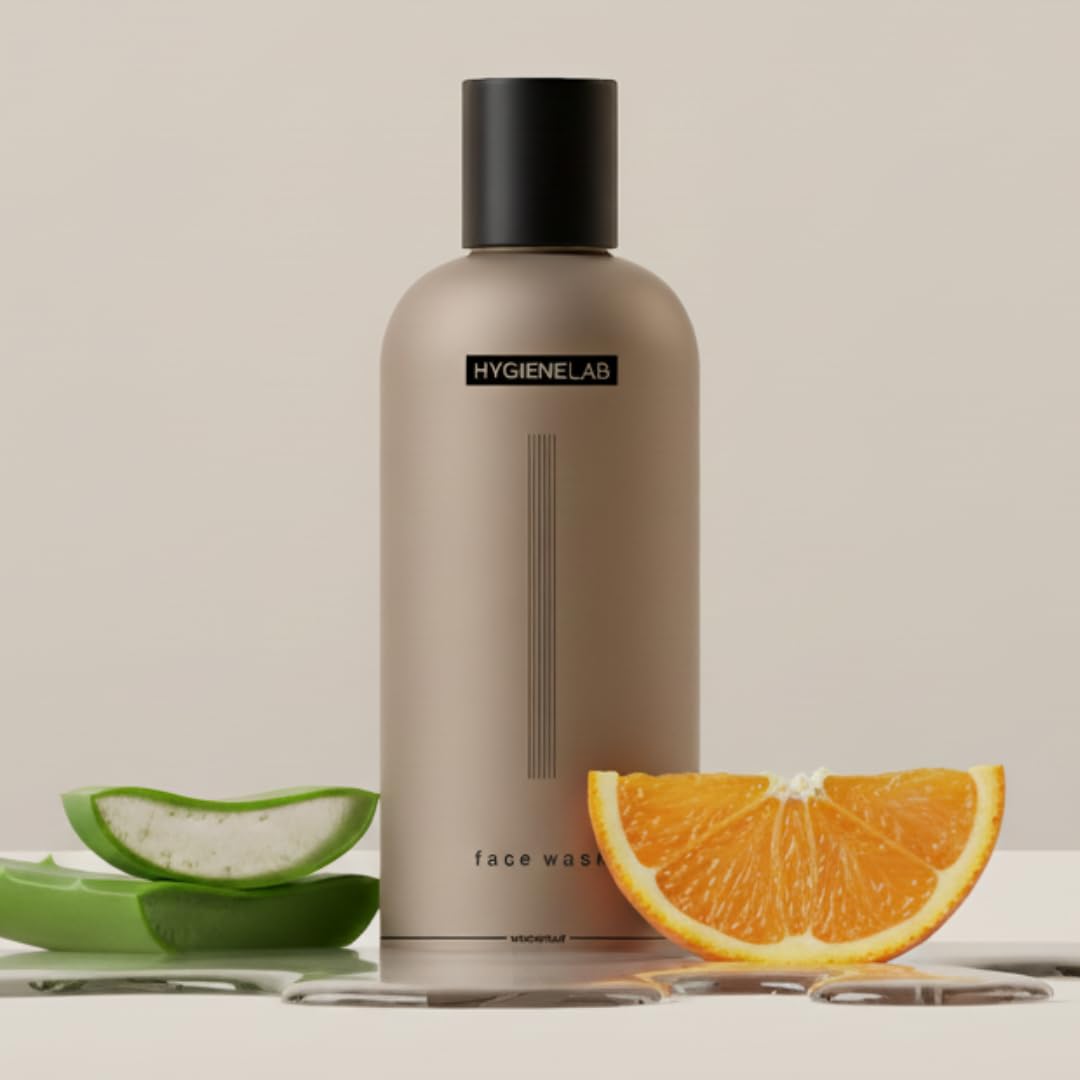 HygieneLab Face Wash bottle for gentle daily cleansing