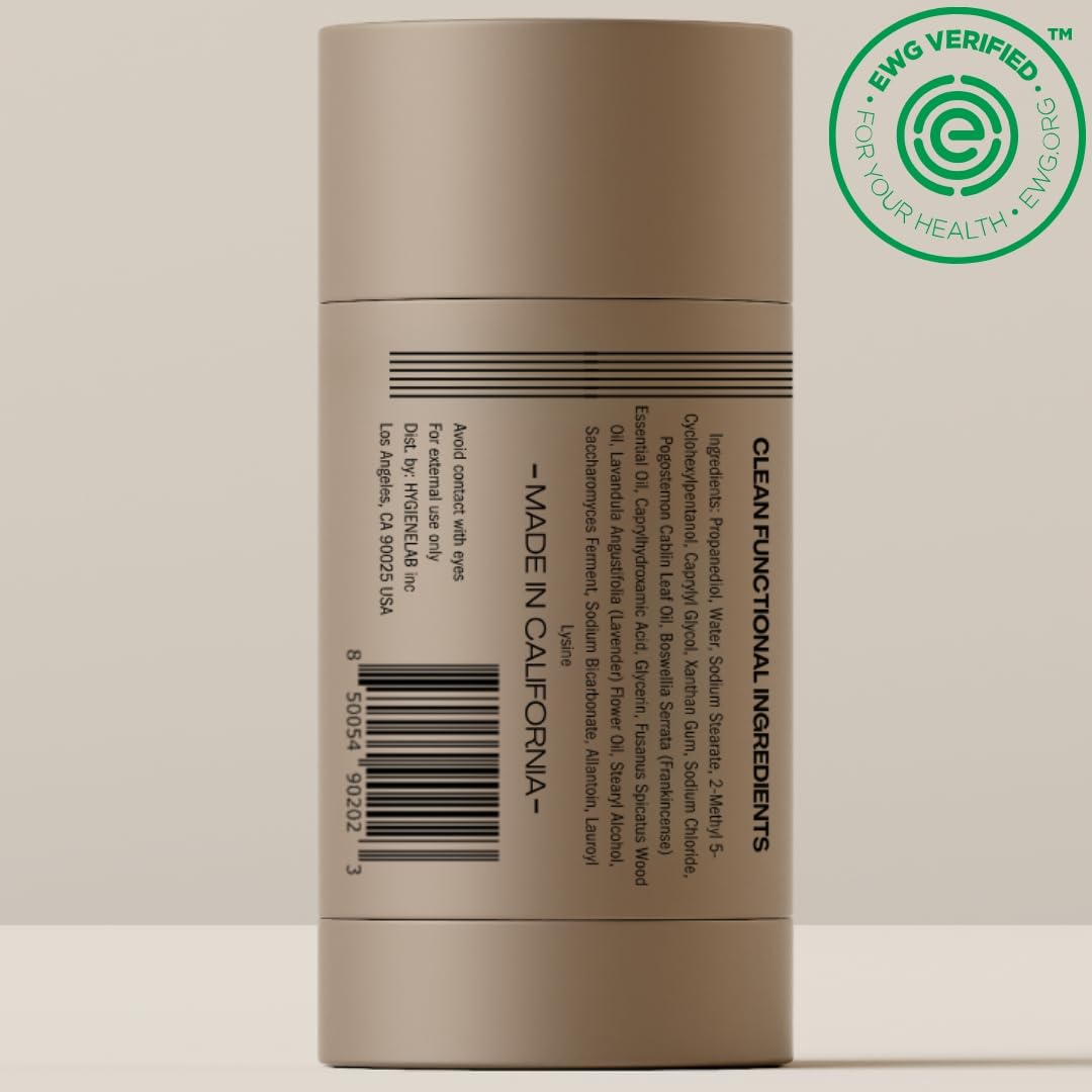 HygieneLab packaging on shelf conveys premium design and usability.