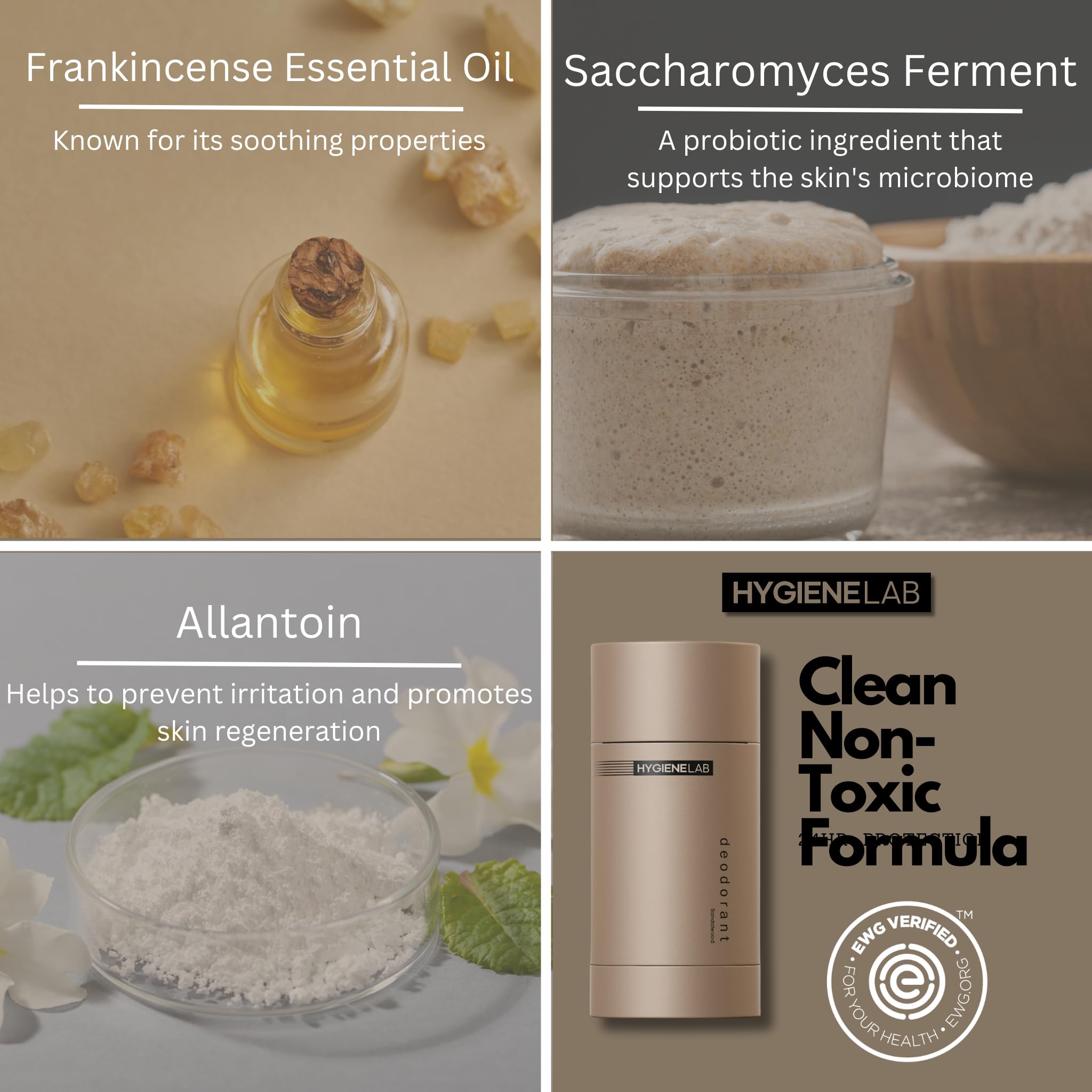 HygieneLab propanediol and allantoin shown for skin-friendly care.
