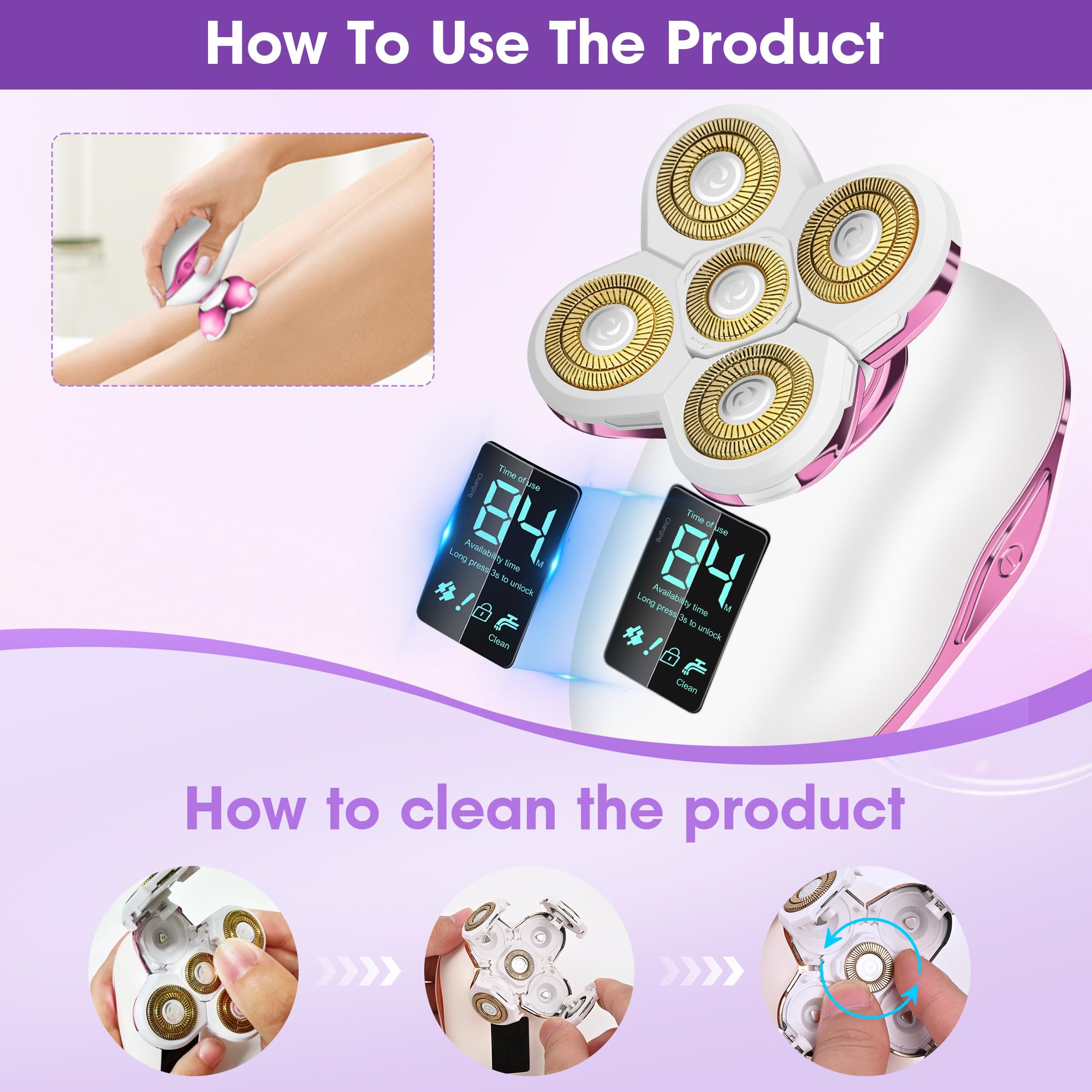 HYEHET cordless travel kit keeps grooming on the go with USB recharge.