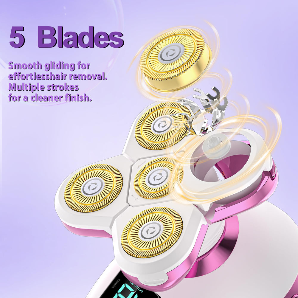 HYEHET bikini, legs, arms shaving with gentle 5D precision.