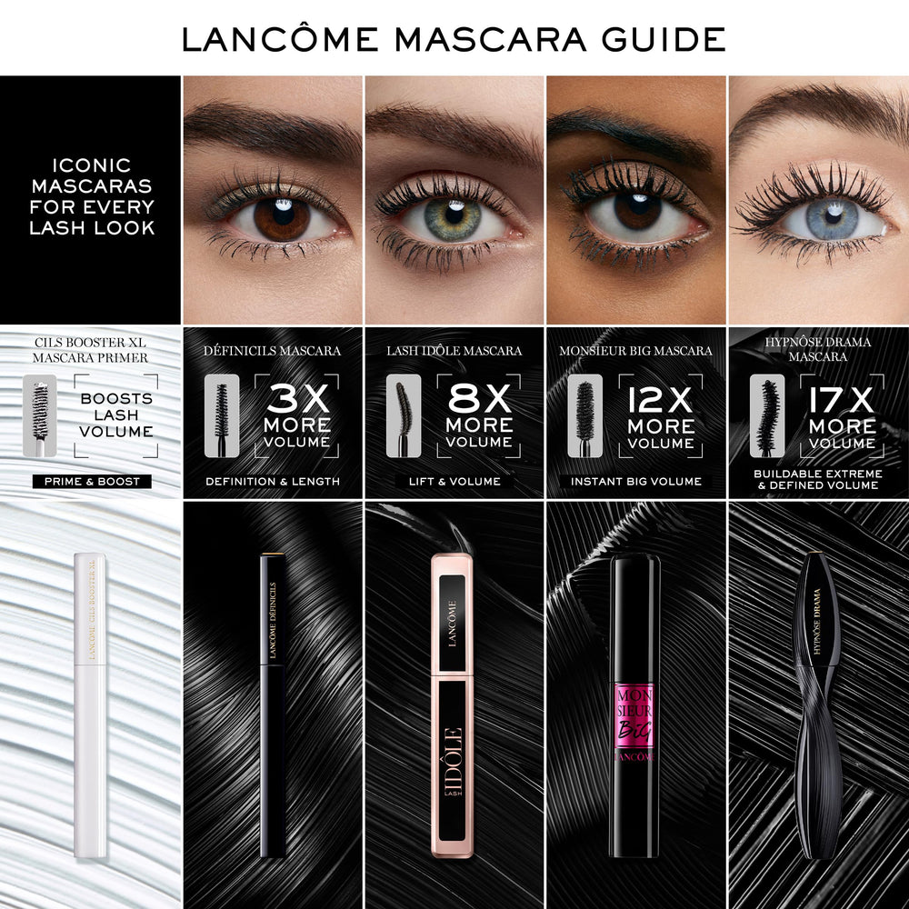 Lancôme Hypnôse Drama Extreme dramatic lash look close-up.