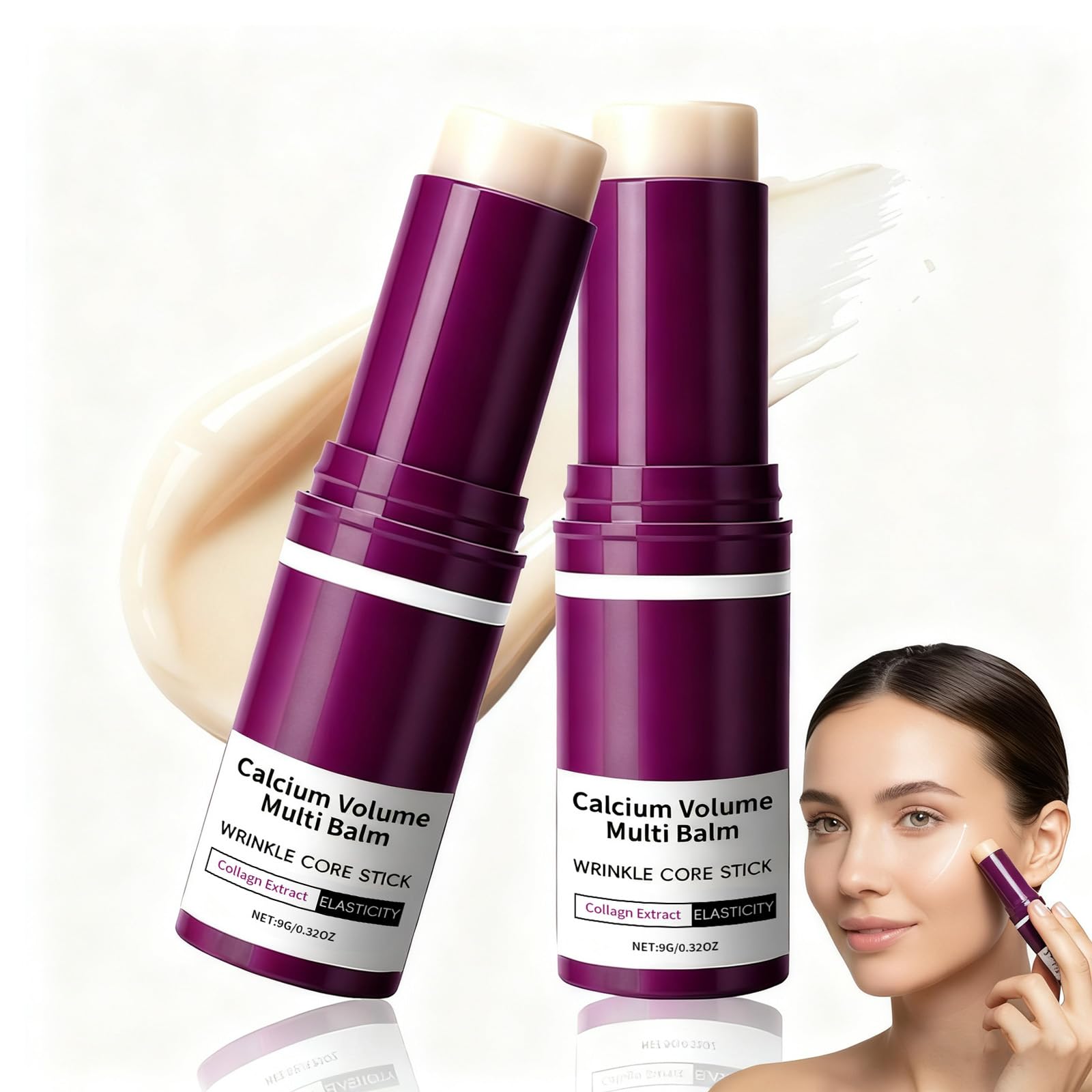 Hypoaled Cementerre calcium multi balm stick packaging; compact travel-friendly for on-the-go hydration.