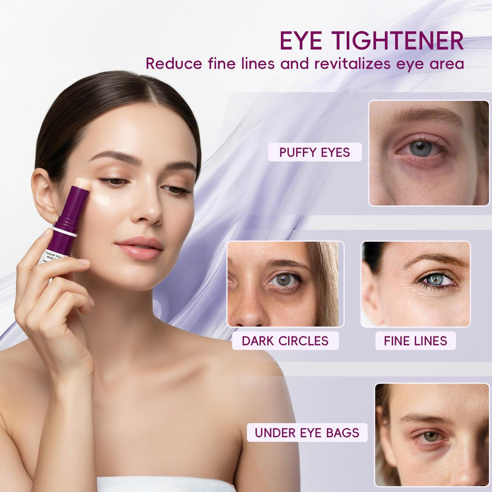 Hypoaled Collagen moisturizing stick highlights hydrating effect and potential skin plumpness.