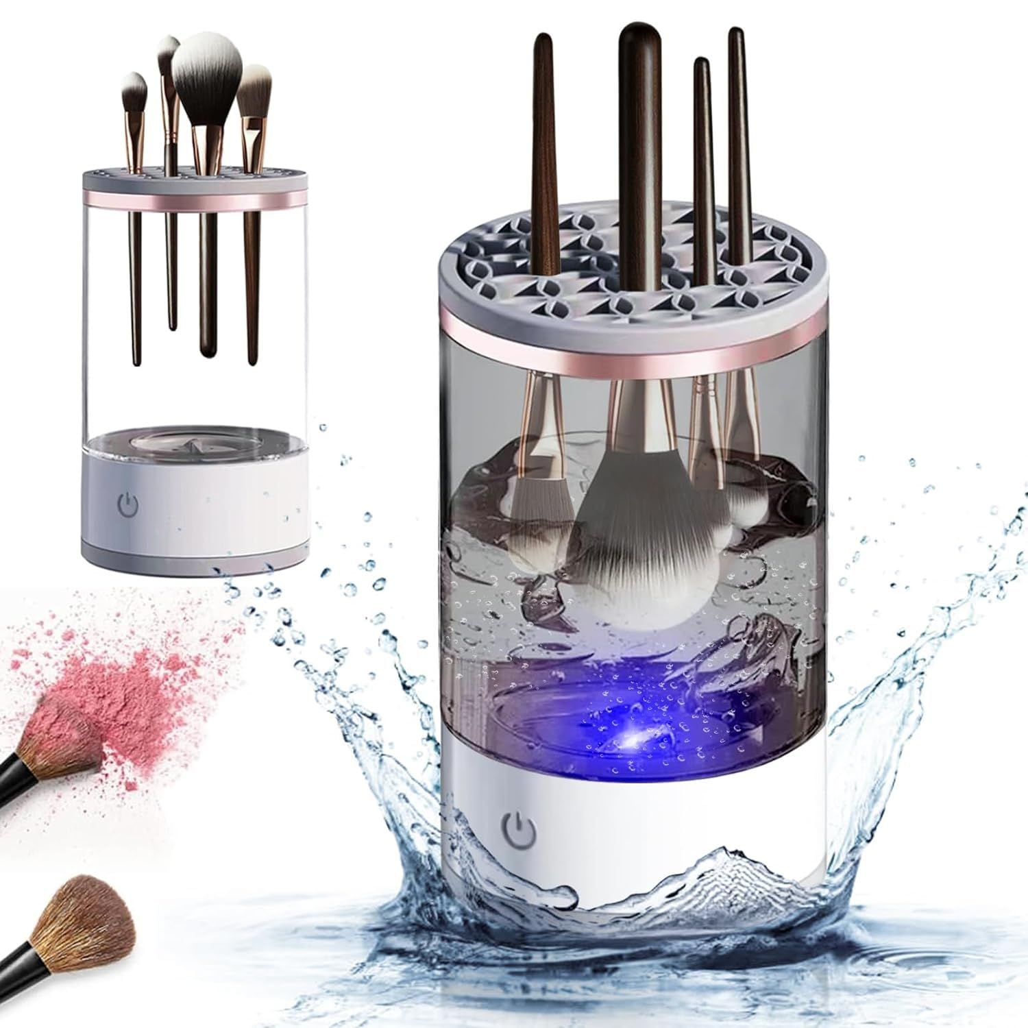 HYRUNHX water-flow cleaning technology powers fast, efficient brush cleaning.