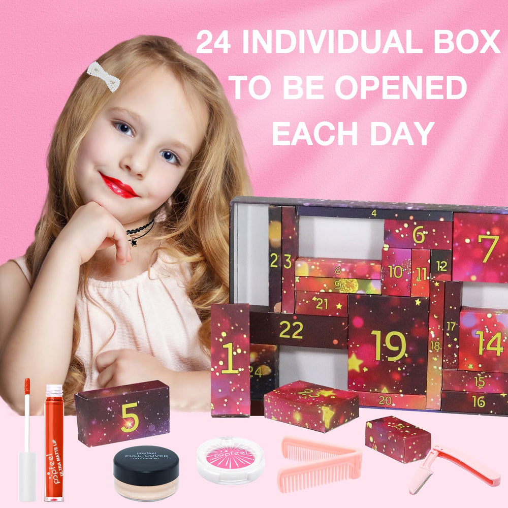 Hywestger Makeup Advent Calendar 2025 — box 3 features lip gloss for shiny seasonal looks.