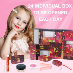Hywestger Makeup Advent Calendar 2025 — box 3 features lip gloss for shiny seasonal looks.