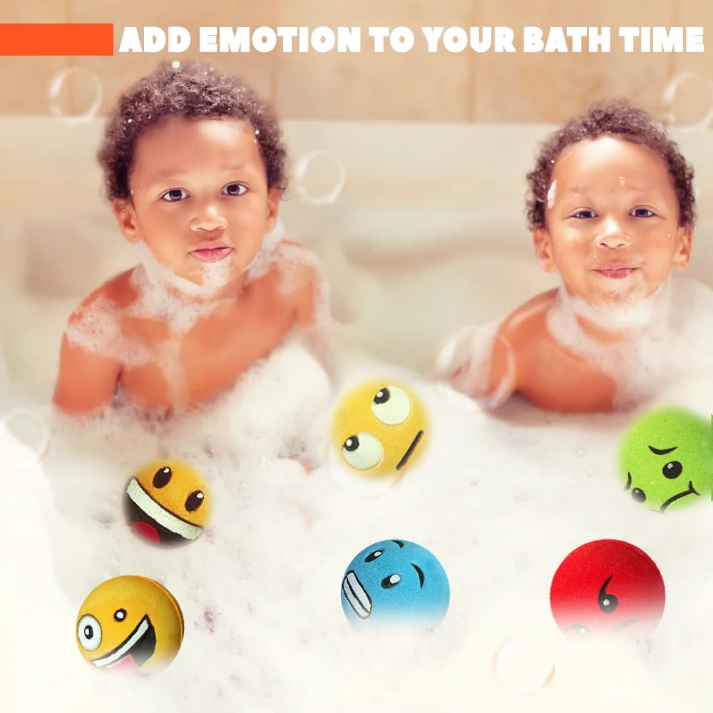 HZEX gift-ready six-pack bath bombs for birthdays and holidays