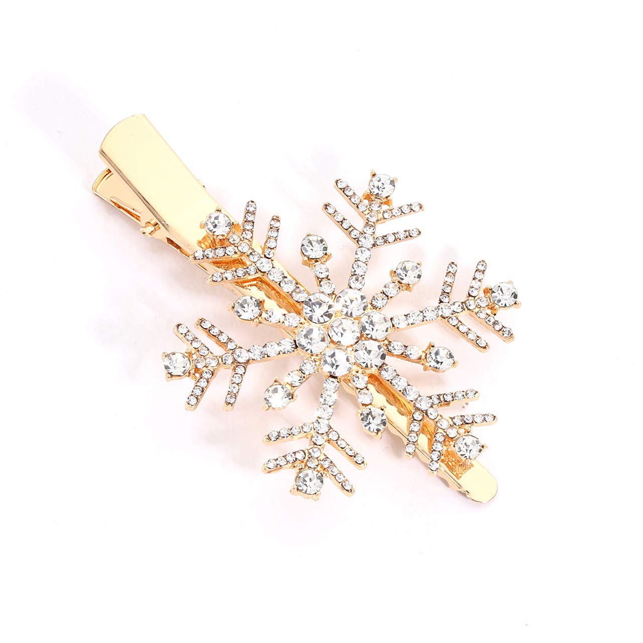 HZEYN snowflake hair clip packaging highlighting gift-ready presentation