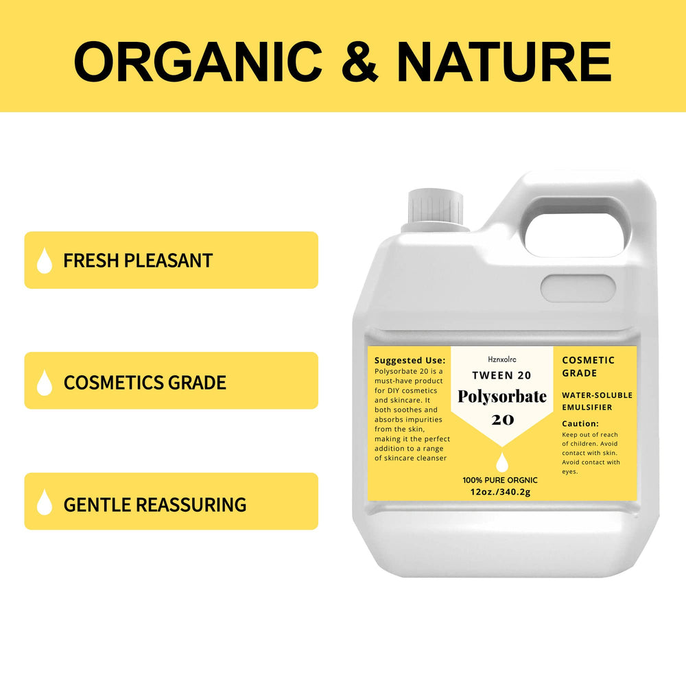 Hznxolrc Polysorbate 20 cosmetic-grade ingredient highlights skin-friendly cleansing emulsions