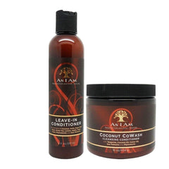I AM Coconut Cowash Cleansing Conditioner 16oz bottle cleanses scalp and detangles