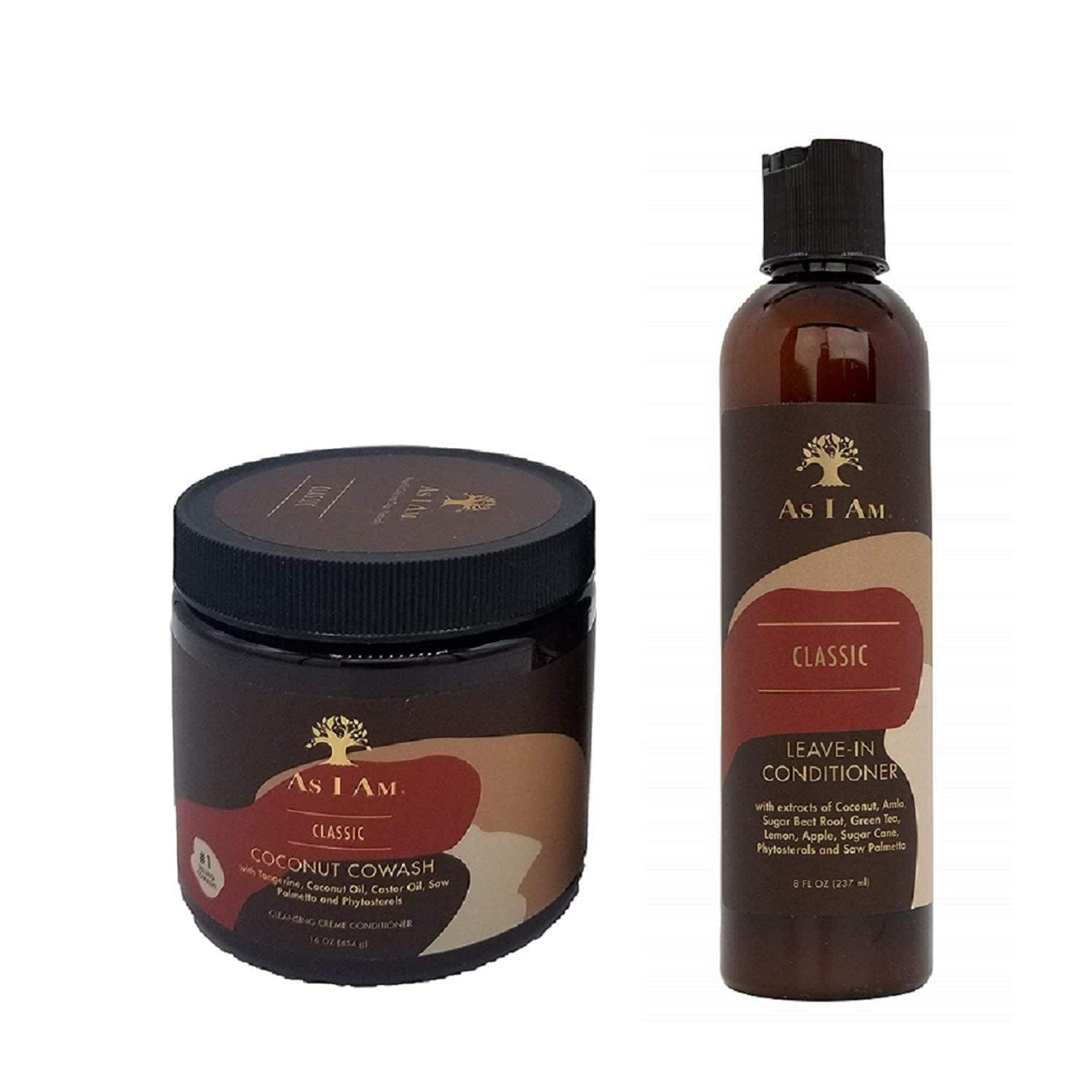 I AM duo pack image showing leave-in and coconut cowash for hydration and curl definition