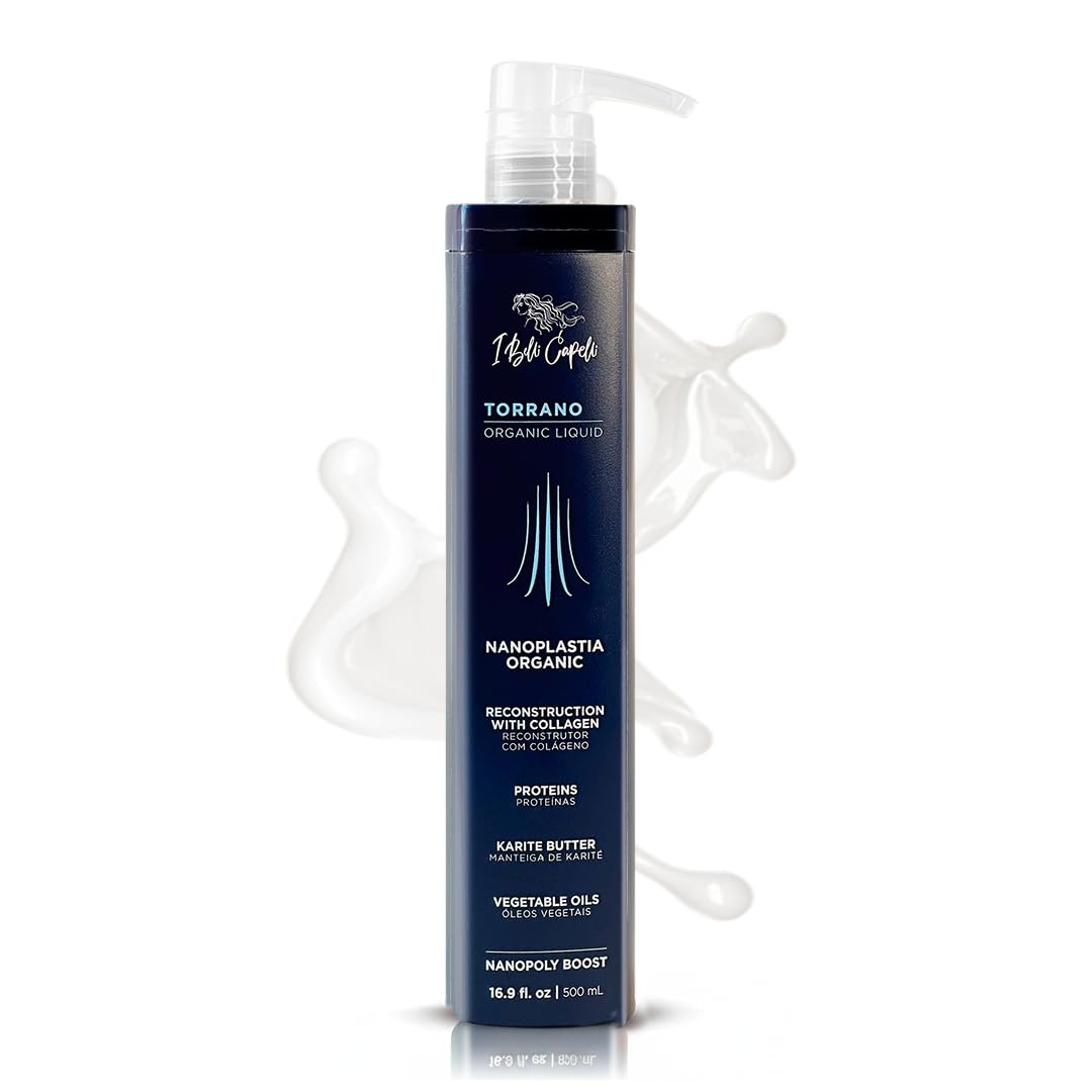 I Belli Capelli Torrano fluid smoothing system demonstrates even, fast spraying for smoother hair.