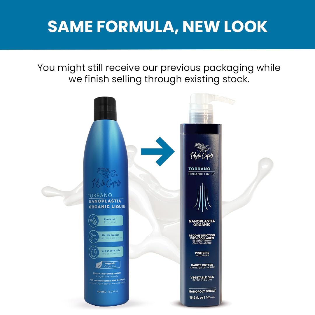 I Belli Capelli Torrano sprayer bottle enables quick, brush-free application.