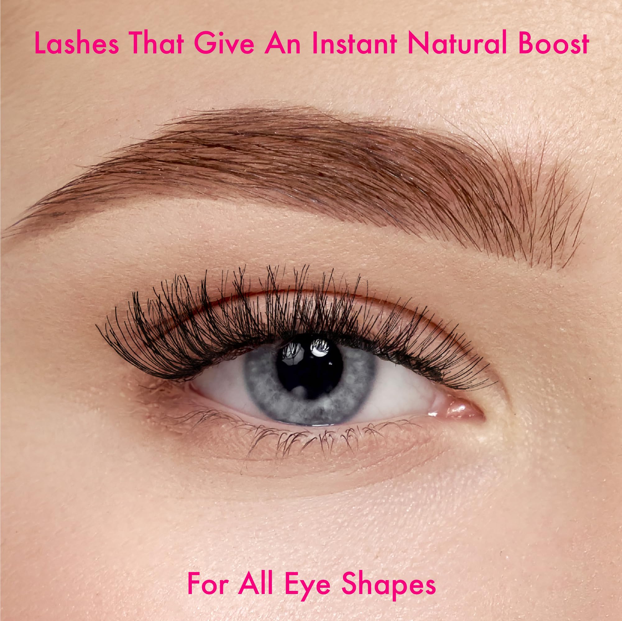 i•ENVY Demi Wispies closeup lashes—feathered length for natural-looking definition.