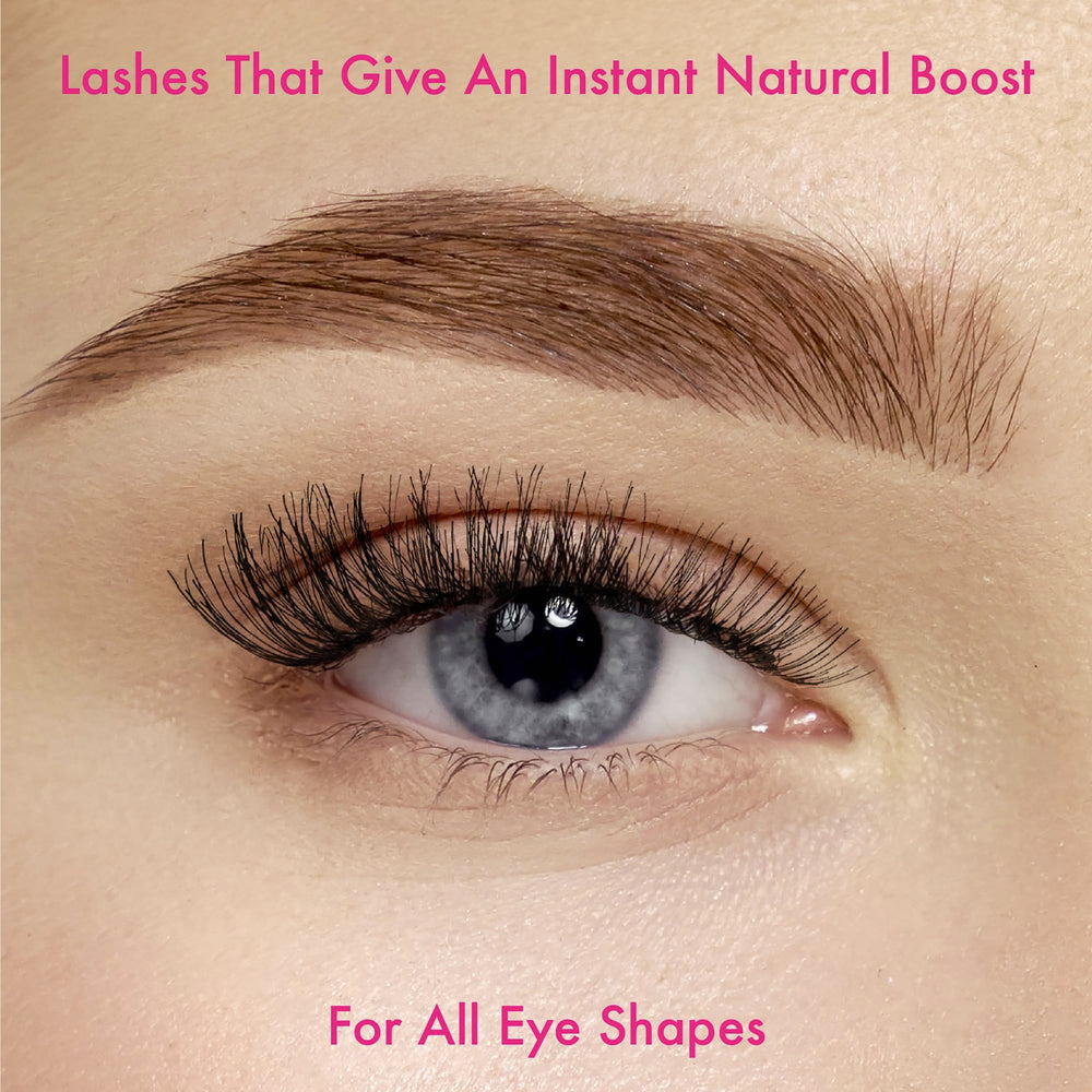 i•ENVY Demi Wispies closeup lashes—feathered length for natural-looking definition.