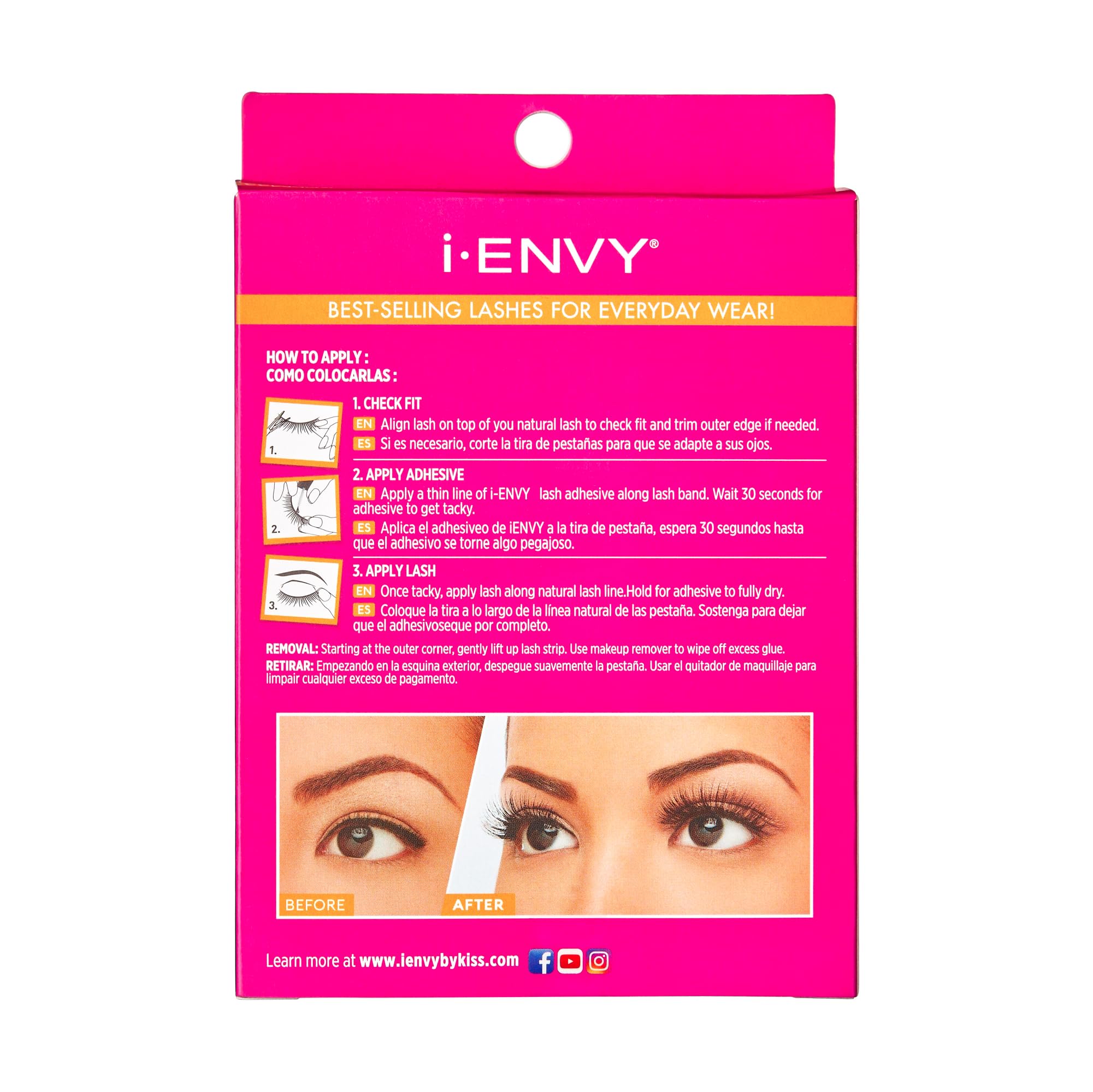 i•ENVY Demi Wispies reusable pack image—long-lasting lashes for daily wear.
