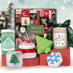 iAOVUEBY Christmas candle lavender creates a calming, cozy atmosphere for holidays.